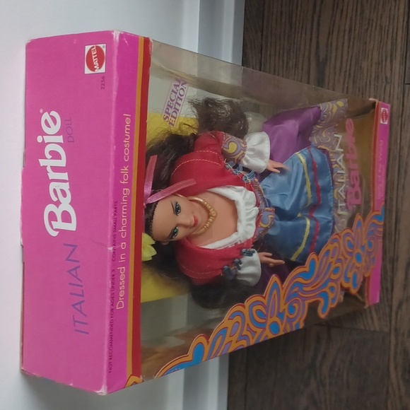 1992 Italian Barbie Neopolitan Dancers Costume Outfit Naples Mattel - Picture 3 of 13